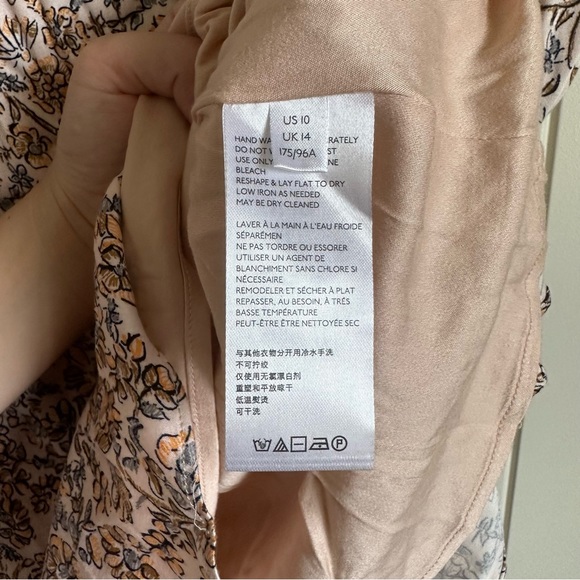 NWOT Free People Boheme Floral Long Sleeve Mini Dress - Picture 15 of 16